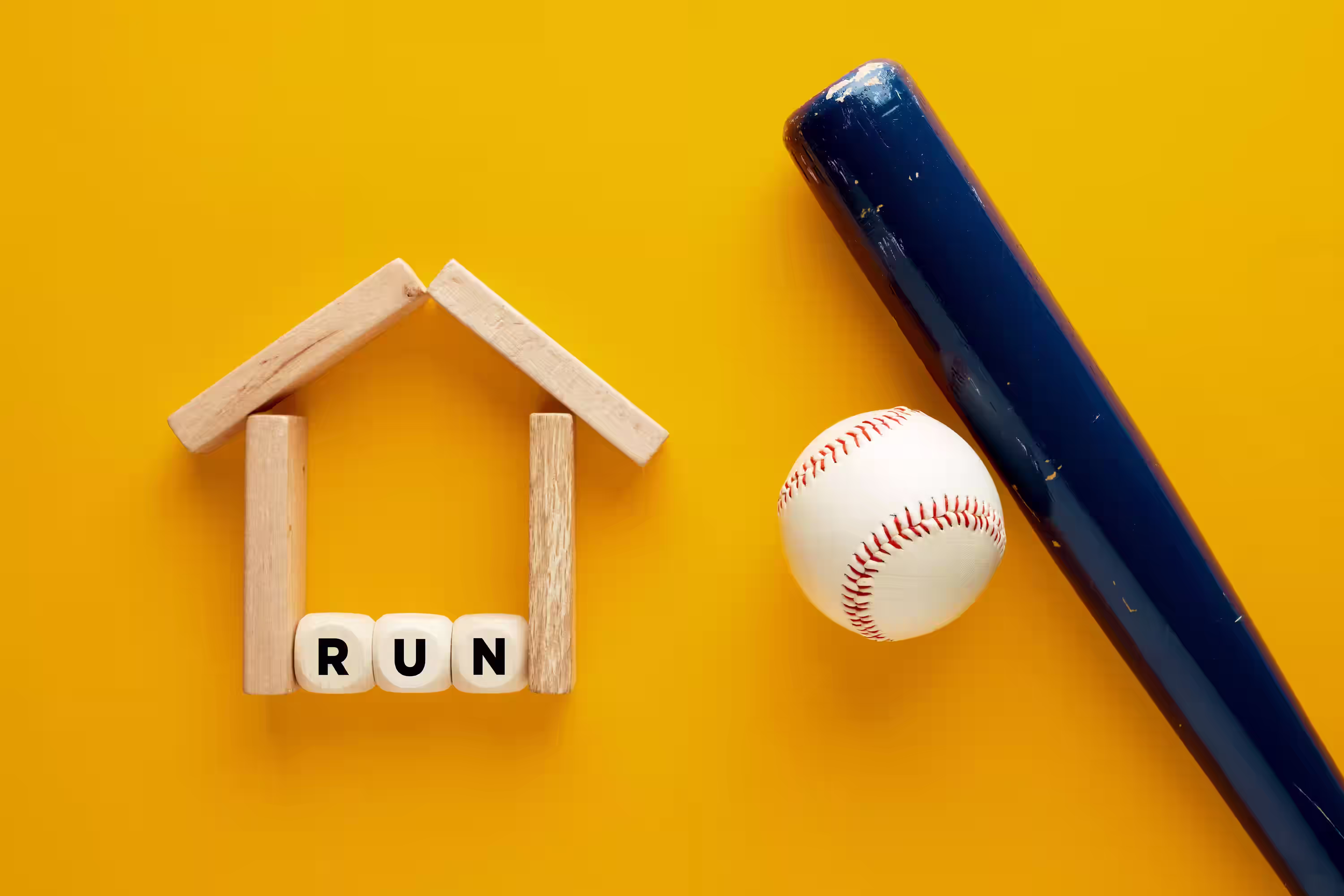 baseball player hitting a home run